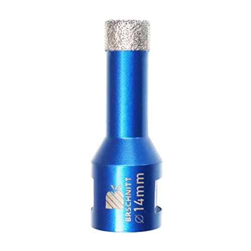 Image of Diamond Drill Bit 14mm,BRSCHNITT 1pc M14 Vacuum Brazed Diamond Tip Drill Bit for Tile Porcelain Stoneware Ceramic Marble Granite Drilling,Suitable For Angle Grinders