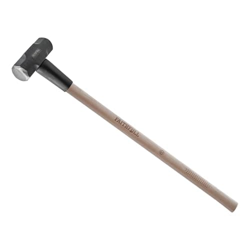 Image of Faithfull FAIHS10C Contract Hickory Sledge Hammer 10Lb, Black, Beige