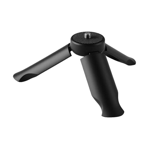 Image of Hopzab Mini Tripod for DJI Osmo Pocket 3 & 2, Portable Desktop Stand for Gimbals, Camera Stabilizers, Vlog Accessories, Non-Slip Silicone Mount for Various Filming Equipment(Black)