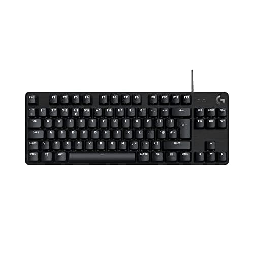 Image of Logitech G G413 TKL SE Mechanical Gaming Keyboard - Compact Backlit Keyboard with Tactile Mechanical Switches, Anti-Ghosting, Compatible with Windows, macOS, QWERTY UK English Layout - Black