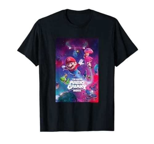 Image of The Super Mario Galaxy Movie Epic Cosmic Adventure T-Shirt