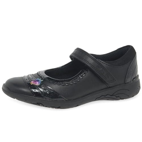 Image of Clarks Relda Spark K. Childrens Black Leather, 2.5