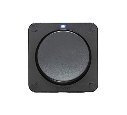 Image of Knightsbridge OP2 Outdoor Weatherproof Single Switch, Black, 66.0 mm*90.0 mm*90.0 mm
