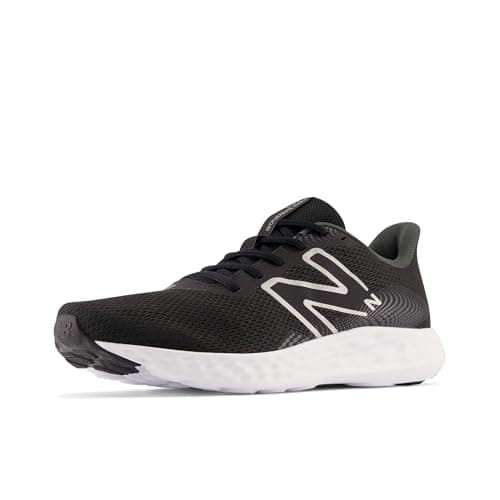 Image of New Balance 411v3 Men's Running Trainers, Black, 8