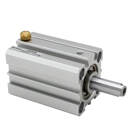 Image of STA Series Compact Cylinder Single Acting-Pull Spring Extension bore 20 Stroke 5~50mm STA20X5 STA20X20-S-B(STA20X5,-B(Male Thread))
