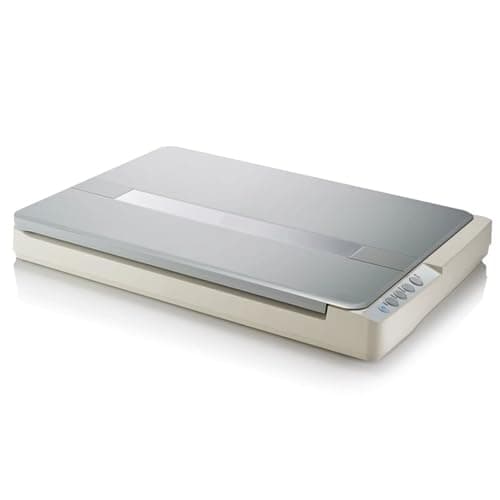 Image of A3 Flatbed Scanner, 1200 DPI Document and Photo Scanner with OCR Text Recognition, Max Scanning Size 304 x 426 mm, Ideal for Library and Office Use