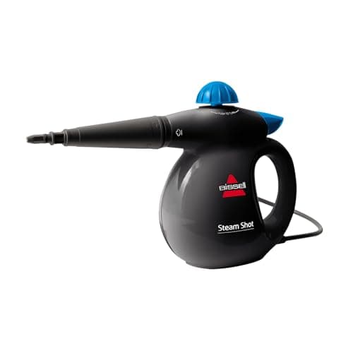 Image of BISSELL SteamShot Handheld Steam Cleaner, Multi-Purpose Handheld Steam Cleaner, Natural Chemical-Free Cleaning, Grey/Black, 2635E