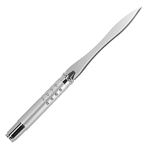 Image of CaLeQi Handle Letter Opener Stainless Steel Knife Split File Envelopes Stationery