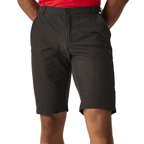 Image of Regatta Men's Highton Short-Long Trousers, Black, 33W