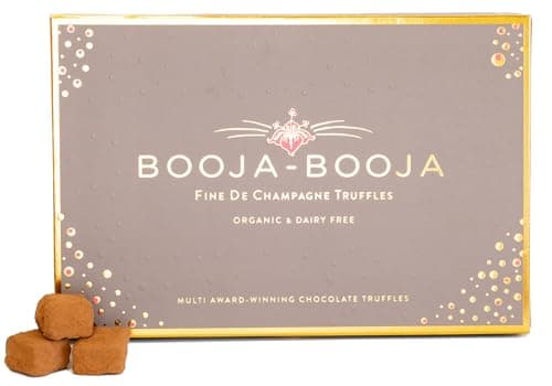 Image of Booja - Booja, Fine de Champagne Gift Box | Vegan Chocolate Truffles, 184g
