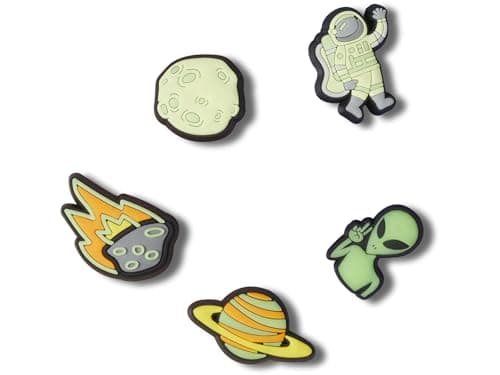 Image of Crocs Unisex's Out of Space 5 Pack Shoe Charms, One Size