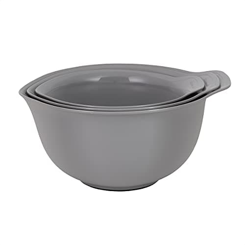 Image of KitchenAid 3pc Nesting Mixing Bowl Set - Charcoal Grey