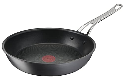 Image of Tefal Jamie Oliver Cook’s Classics Frying Pan, 30cm, Hard Anodised Aluminium, Non-Stick, Oven-Safe, Induction Compatible, Riveted Handle, Black – H9120744