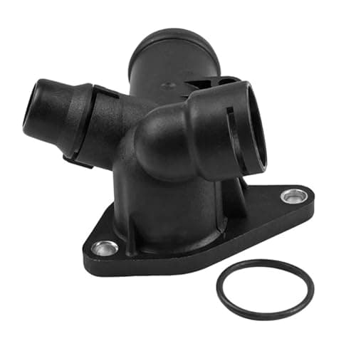 Image of For A4 For VW Seat For Skoda 06B121132E Thermostat Housing Cooling Water Outlet Flange Engine Coolant Thermostat