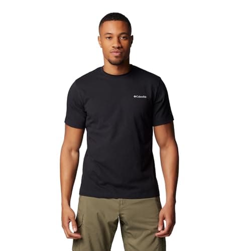 Image of Columbia Men's Thistletown Hills Short Sleeve, Short Sleeve T-Shirt, Black, Medium