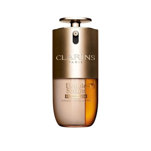 Image of Clarins Double Serum Foundation L1C 30ml | Hybrid Serum Foundation | Luminous Satin Finish | Medium-to-Full Customisable Coverage | Hydrates, Boosts Collagen Production and Reduces Signs of Ageing