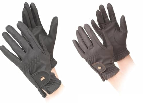 Image of Shires Aubrion Arene Riding Gloves - Brown