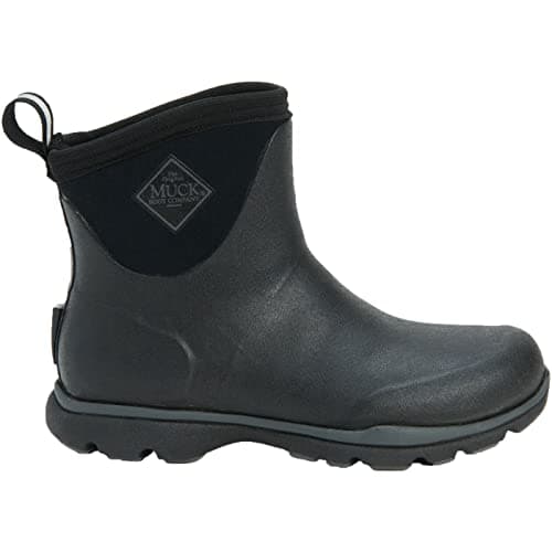 Image of Muck Boots Men's Arctic Excursion Ankle Pull On Waterproof Ankle Boot, Black, 7