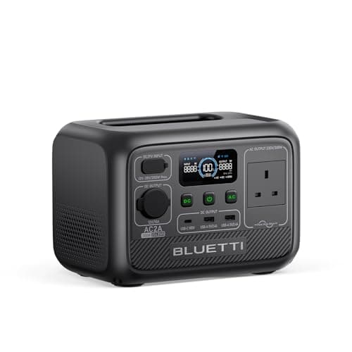 Image of BLUETTI Portable Power Station AC2A, 204Wh LiFePO4 Battery Backup 300W (600W Power Lifting) AC Outlets, Recharge from 0-80% in 40 Min., Solar Generator for Outdoor Camping (Solar Panel Optional)