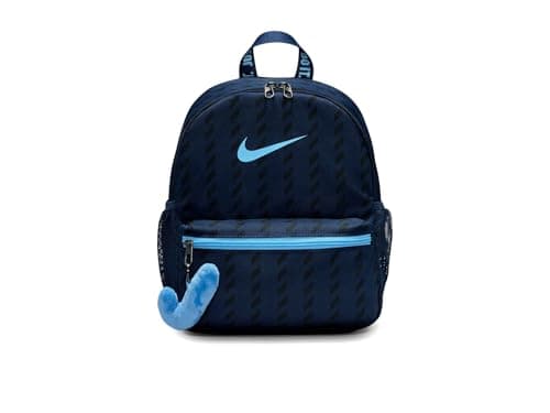 Image of Nike Unisex Kid's JDI Mini-Su26 AOP Backpack, Midnight Navy/University Blue, One Size