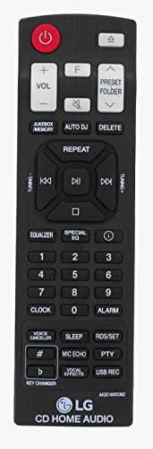 Image of Genuine Replacement Remote Control for LG CL88 XBOOM Bluetooth Megasound Party Hi-Fi System - Black