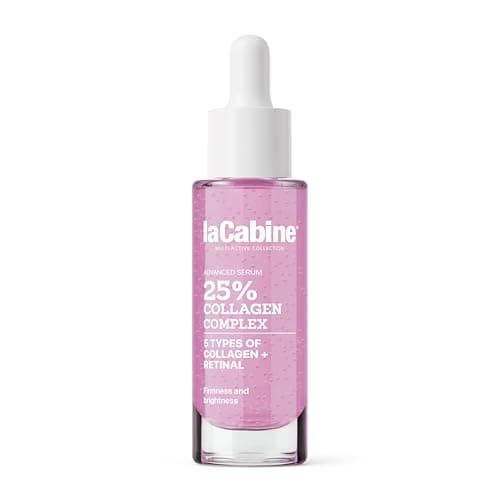 Image of laCabine 25% Collagen Complex Face Serum 30ml – Anti-Ageing & Firming Serum with Retinal & 5 Types of Collagen – Improves Elasticity, Smooths Wrinkles & Lifts Mature Skin