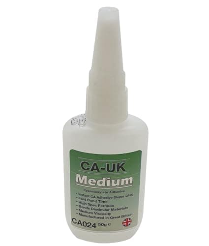 Image of CA-UK Medium Cyanoacrylate Instant Adhesive, Medium Viscosity, 50g