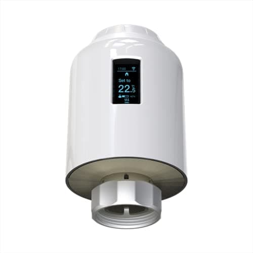 Image of ENER-J Smart WiFi Radiator Thermostat - Digital TRV Valve for Multi-Room Heating Control, Save Energy & Costs, Works with Alexa & Google Assistant, Open Window Detection, DIY Easy Installation