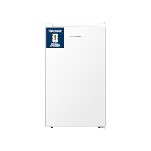Image of Fridgemaster MUZ4860E Freestanding Undercounter Freezer, 61Litres, 4 Star Freezer Rating, 48cm width, E Rated in White