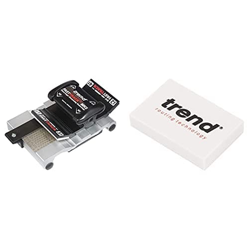 Image of Trend FTS/KIT/MK2B Fast Track MK2 Fixed Angle Sharpening Technology & DWS/CB/A Diamond Stone Cleaning Block, White