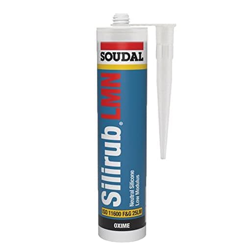 Image of Soudal SILIRUB LMN Superiour Quality Low Modulus Silicone | Neutral Curing and UV-Resistant Silicone Sealant - Suitable for Construction and Industrial Sealing Application - 300ml - CARAMEL