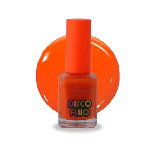 Image of Neon Orange Nail Polish – Bright, Quick-Drying & Long-Lasting Fluorescent Nail Paint – No UV Needed High-Gloss Finish for Bold Nails (Orange, Pack)