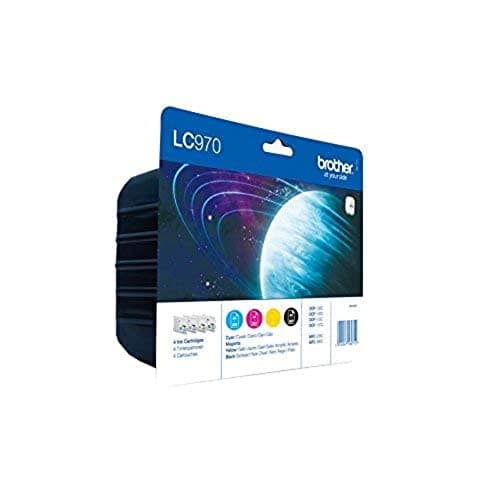Image of Brother LC-970 Ink Cartridges - Cyan/Magenta/Yellow/Black