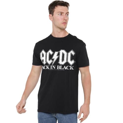 Image of ACDC Back in, Black, Unisex T Shirt, Black, XX-Large