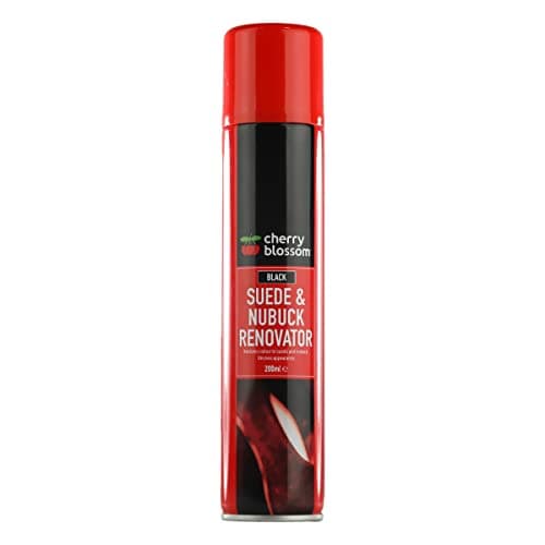 Image of Cherry Blossom Unisex's Suede & Nubuck Renovator Shoe Care Product, BLACK, 200ml
