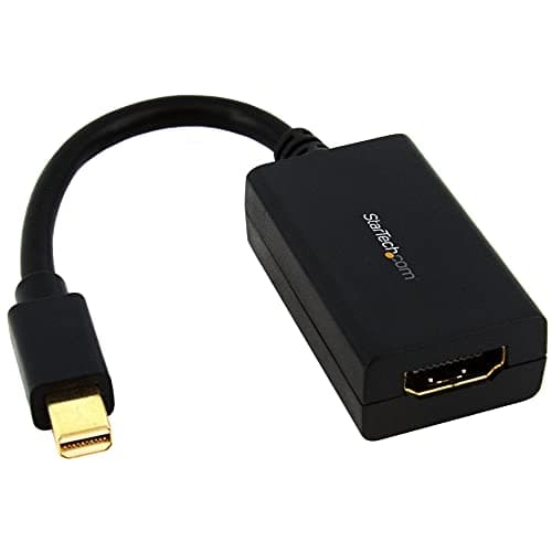 Image of StarTech.com Mini DisplayPort to HDMI Adapter - 1080p - Mini DP to HDMI Monitor/Display/TV - Passive mDP 1.2 to HDMI Adapter Dongle Video Converter - Upgraded Version is MDP2HDEC (MDP2HDMI)