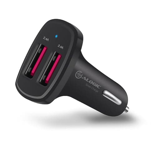 Image of Alogic Usb A Car charger with Fast Charging USB Port - 2 X 2.4a
