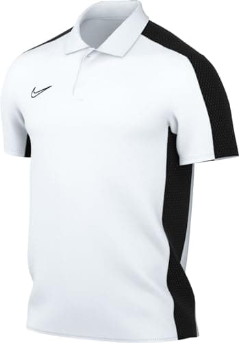 Image of NIKE DR1346-100 M NK DF ACD23 Polo SS Polo Shirt Men's White/Black/Black Size S