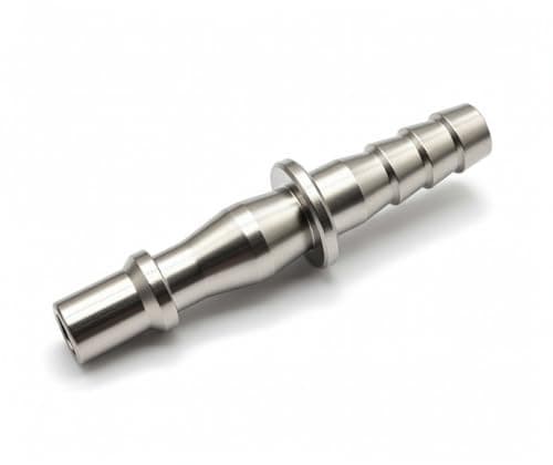 Image of PCL Type Male Adaptor with Hosetails - Airflow Air Line Hose Fitting Coupling Connector Fitting ((5/16") 8mm Hosetail)