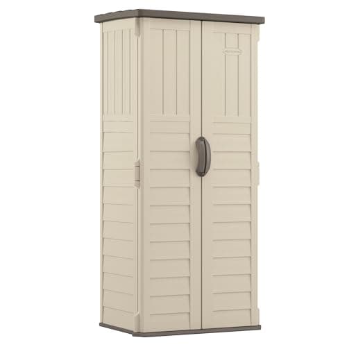 Image of Rowlinson Suncast Mannington Storage Cabinet - Vanilla with Asembly