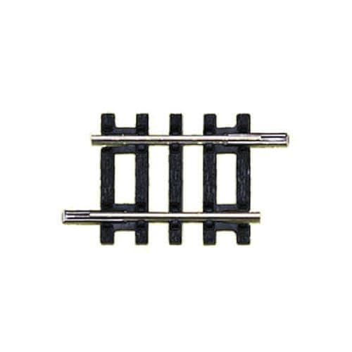 Image of Hornby R610 OO Gauge Quarter Straight Track - Extra Track Pieces for Model Railway Sets, Model Train Track Pieces - Scale 1:76