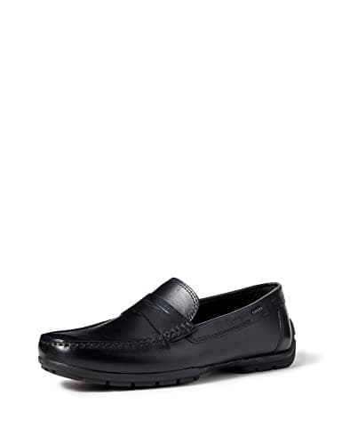 Image of Geox Men's U Moner W 2fit D Moccasins, Black, 10 UK