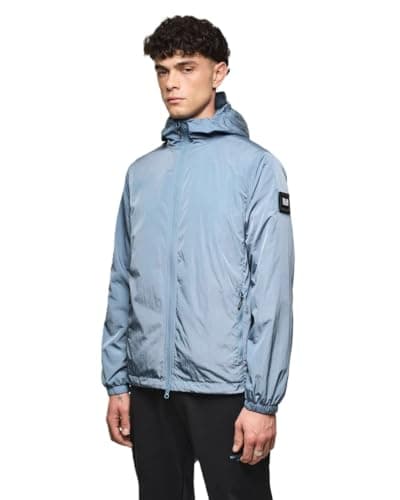 Image of Weekend Offender Technician Fleece Lined Jacket - Blue Shadow (UK, Alpha, S, Regular, Regular, Blue Shadow)