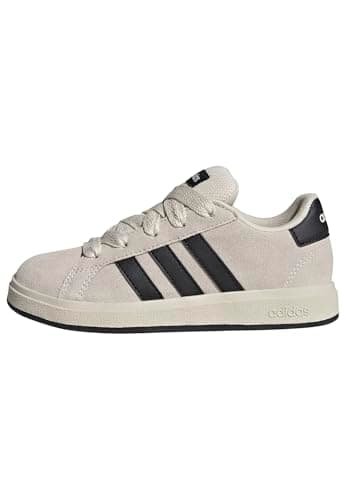 Image of adidas Unisex Kids Grand Court 00s Shoes Kids, Wonder White/Core Black/Cloud White, 11 UK Child