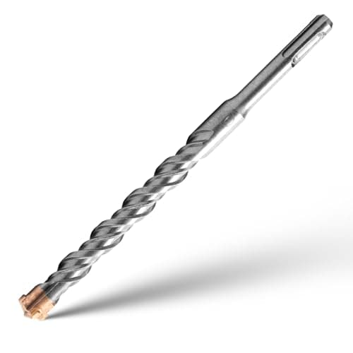 Image of SDS Plus Hammer Drill Bits 16mm x 200mm Cross Drill Bits 4 Cutter Carbide Head Hammer Bit Tungsten Carbide Tip Rotary Impact Masonry Bit for Masonry, Stone, Concrete, Brick, Tiles