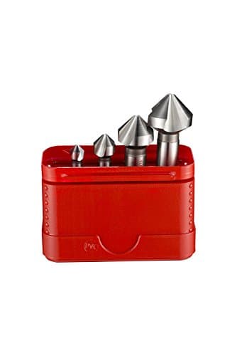 Image of Dormer G2362 HSS High Speed Steel Countersink with 90 Degrees Angle, Set of 4 pcs, Various Shapes