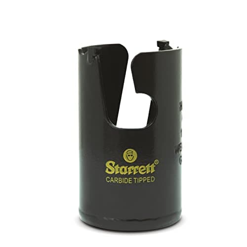 Image of Starrett Tungsten Carbide Tipped Holesaw - MPH0196 Multi Purpose Cut TCT Hole Saw Cutter - For Wood MDF Plastics Ceramic Wall Tiles - 40mm