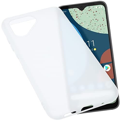 Image of foto-kontor Protective case compatible with Fairphone 4 rubber TPU mobile phone cover transparent white
