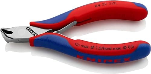 Image of KNIPEX Electronics End Cutting Nipper with Multi-Component Handles 120 mm, 64 32 120
