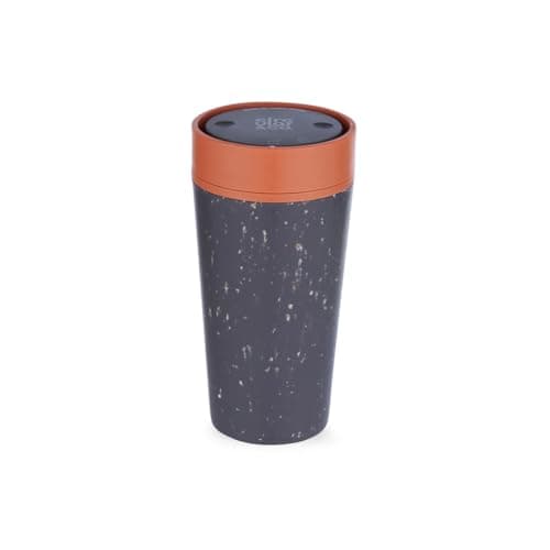 Image of Circular & Co Pre 2026 (Previous Generation) Reusable Coffee Cup - 12oz/340ml - 100% Leakproof & Lockable - Push Top, One Hand Open, 360 Drinking - Recyclable - BPA Free - Dishwasher Safe
